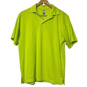 PGA Tour Solid Mesh Polo Highlighter